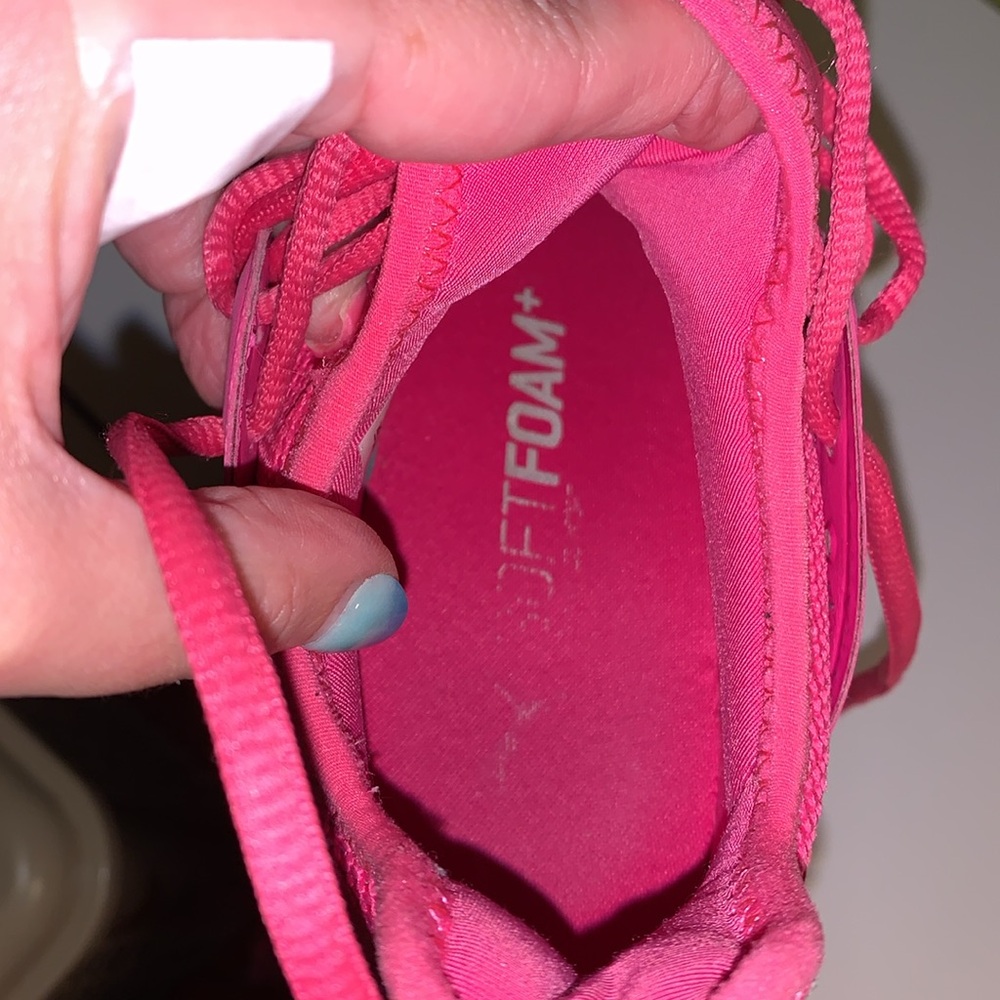 Puma rare neon pink sneakers size 8 - Picture 8 of 9